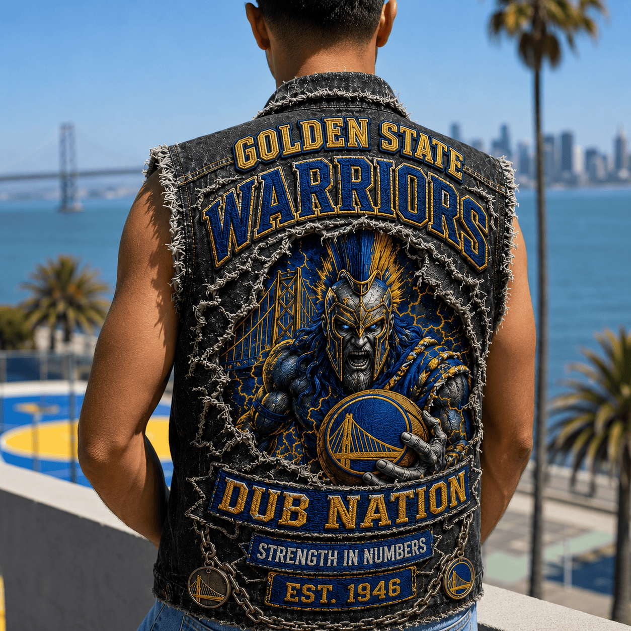 GSW PREMIUM DENIM VEST NVH