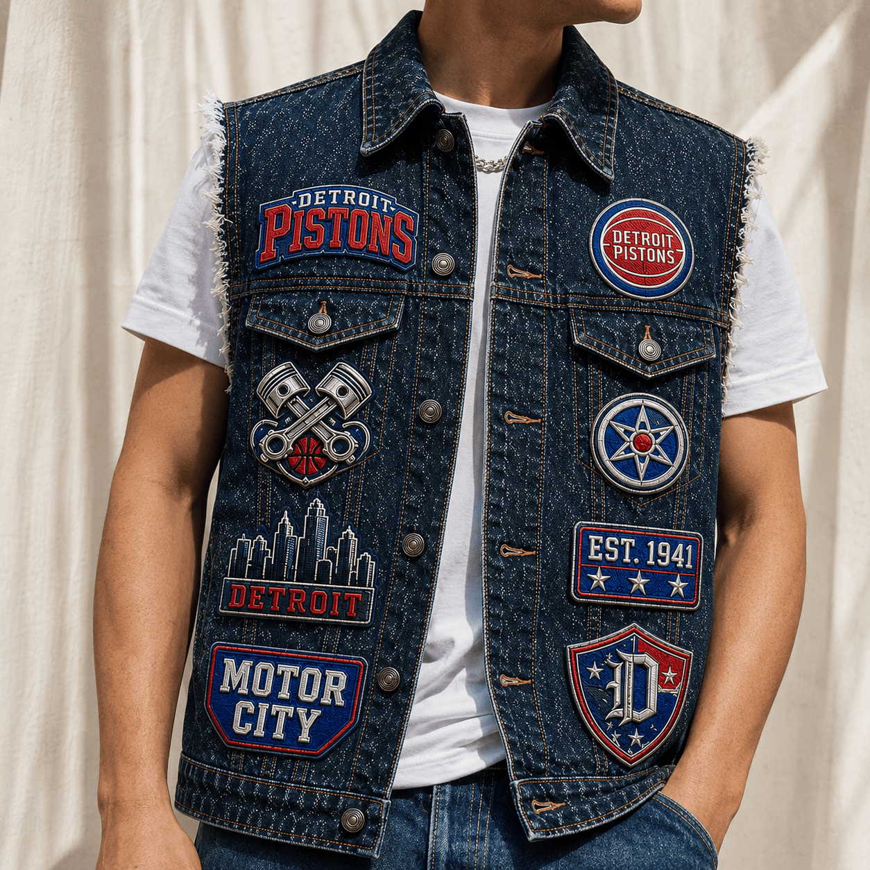 DTP PREMIUM DENIM VEST NVH