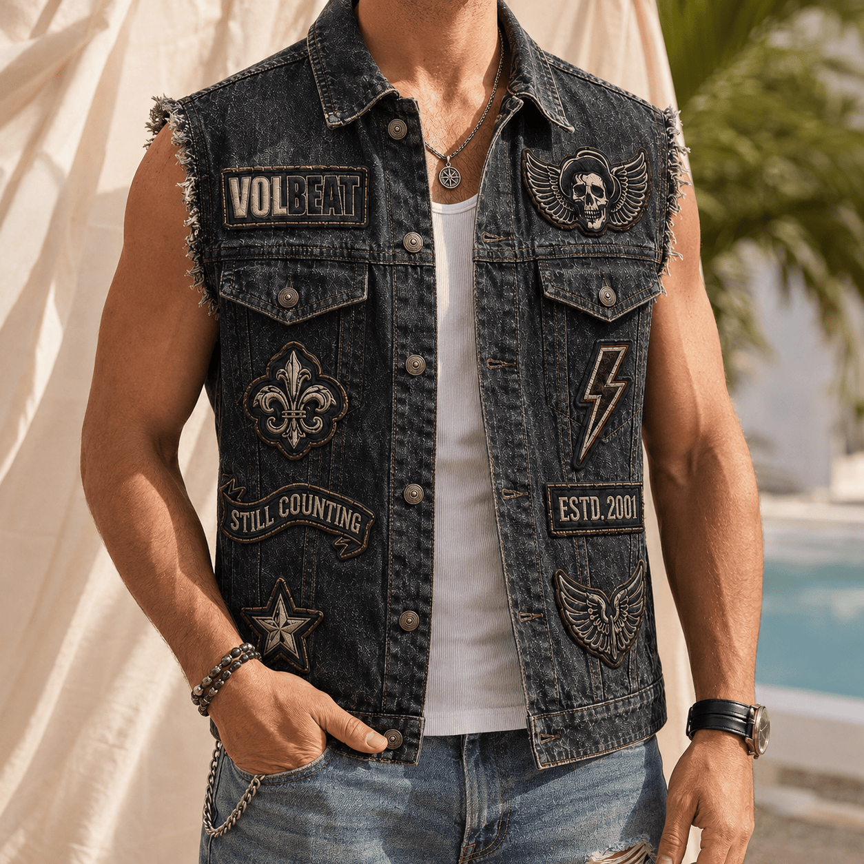 VOLB PREMIUM DENIM VEST NTVA