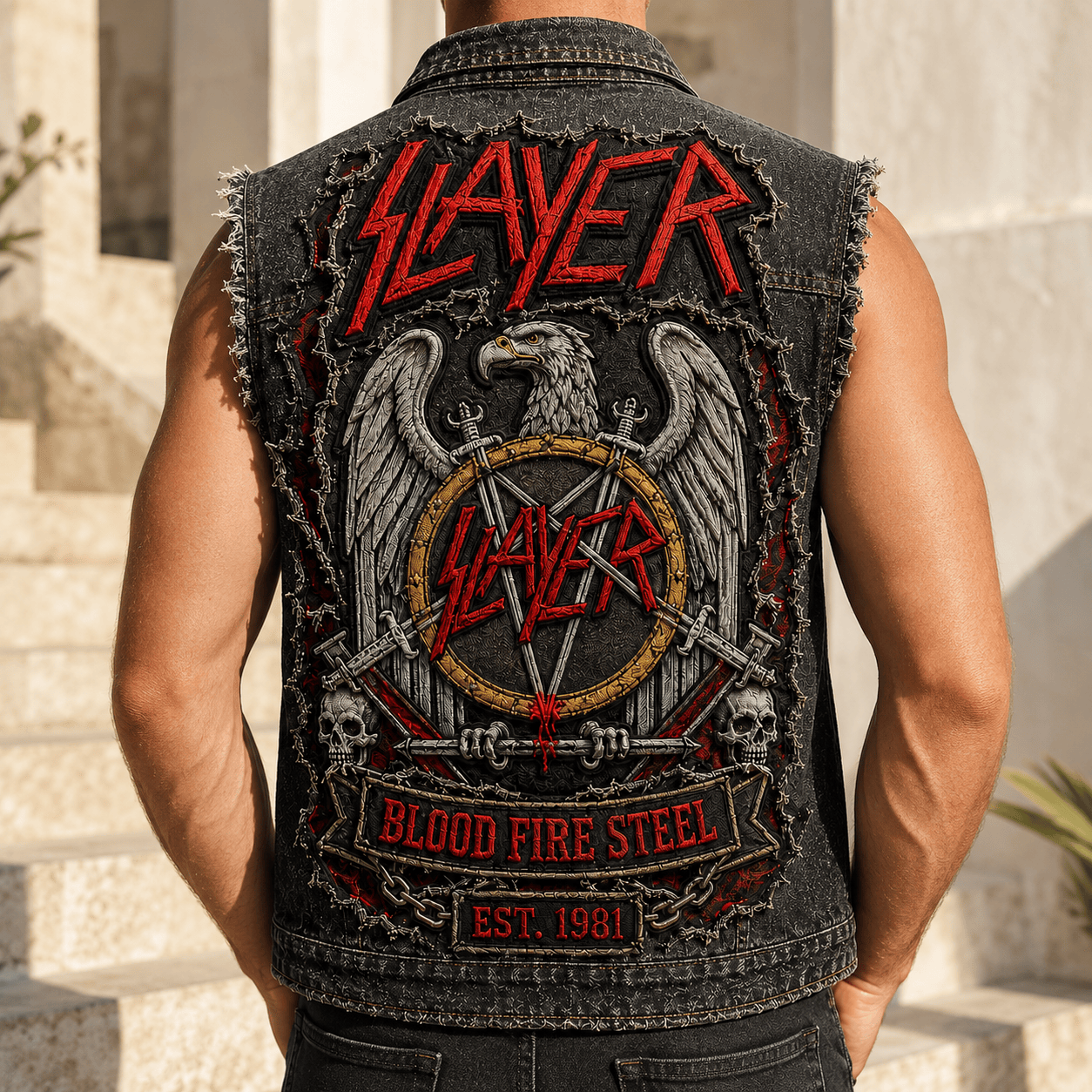 SLER PREMIUM DENIM VEST NTVA