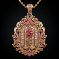 BATB Solid Gold Chain with Diamond Pendant PDL