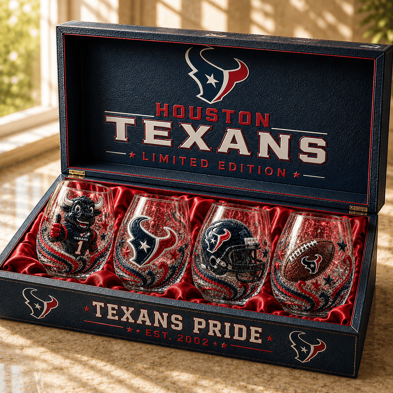 Premium HTX Whiskey Glass Set BMD