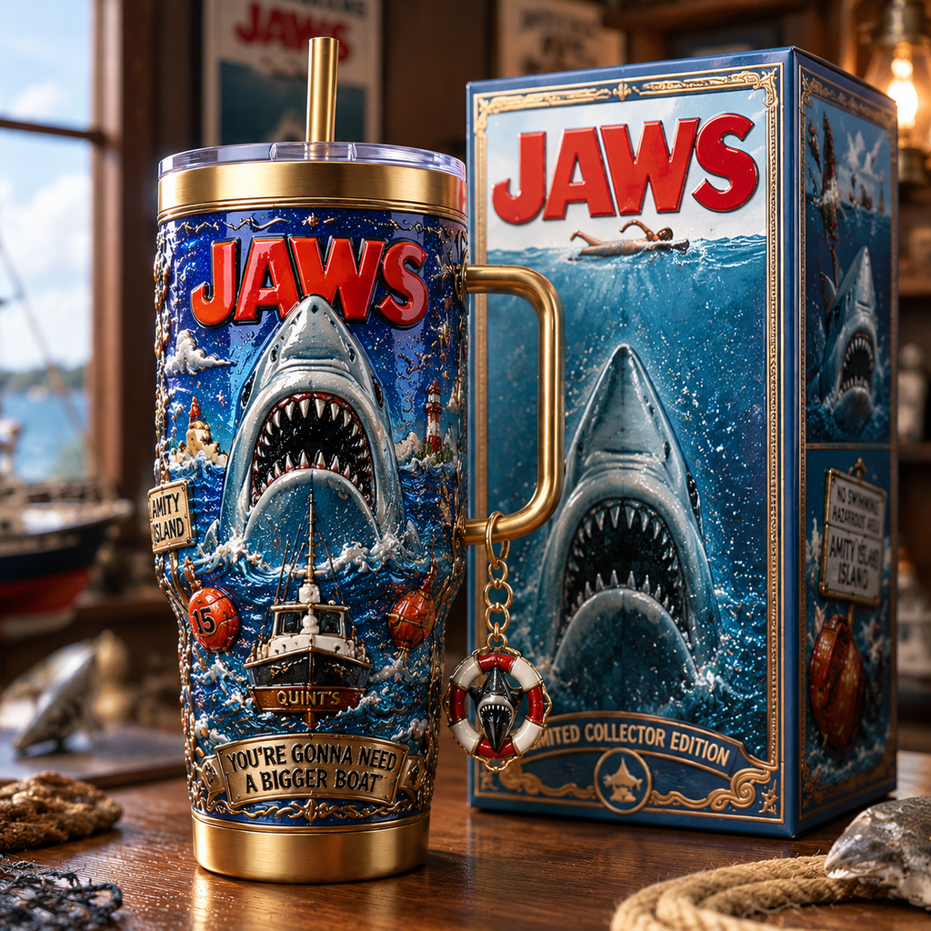 JAWS 40oz Tumbler With Handle TTNL