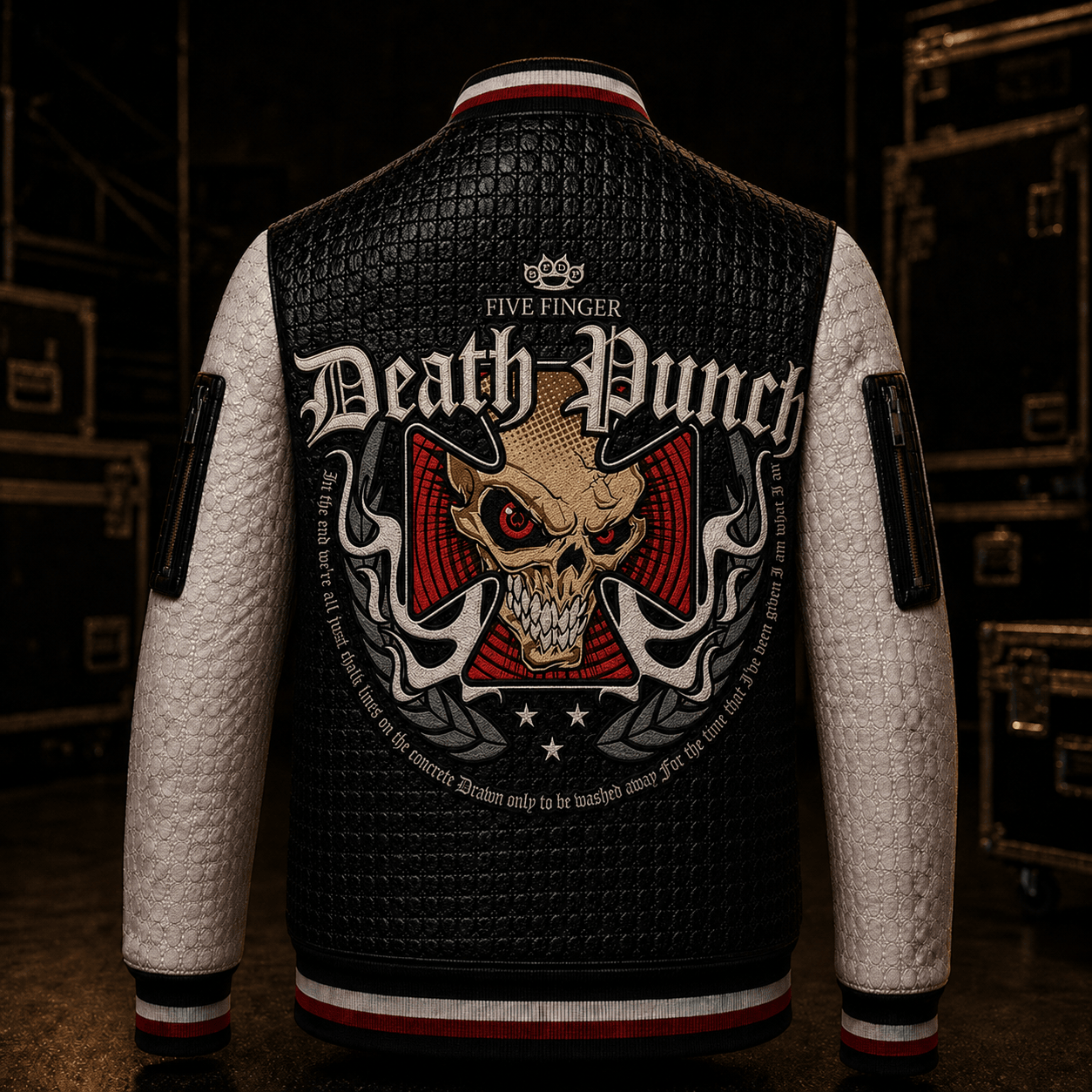Premium 5FDP Leather Zipper Jacket PVNA