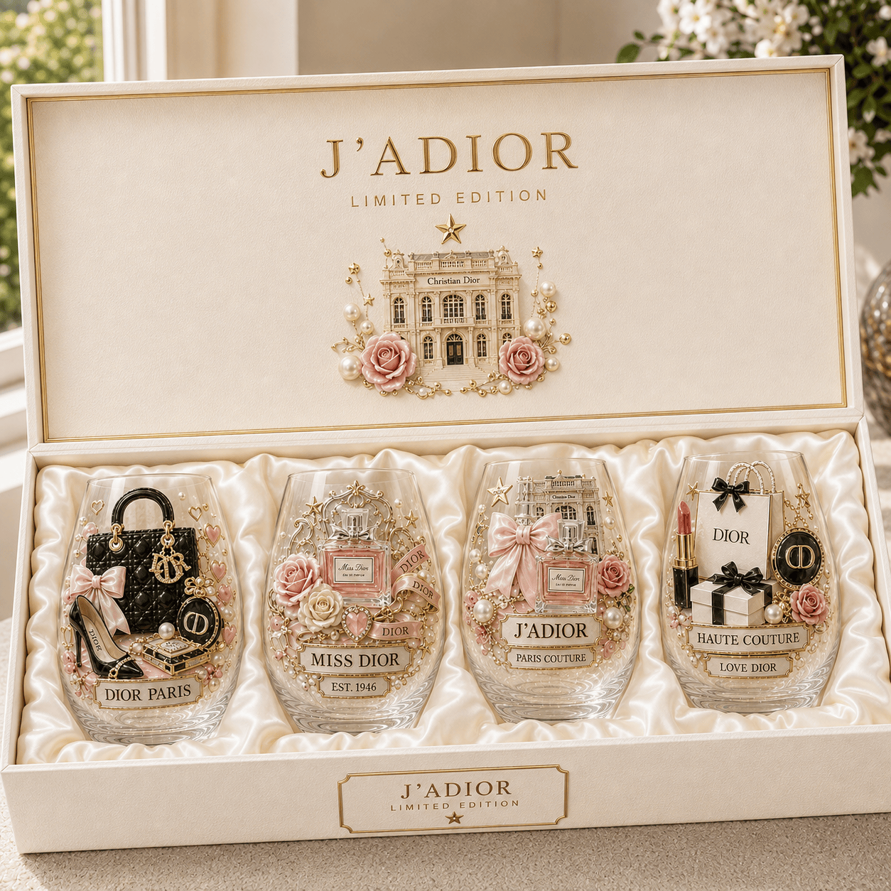 Premium DIOR Wine Glass Cup TTN