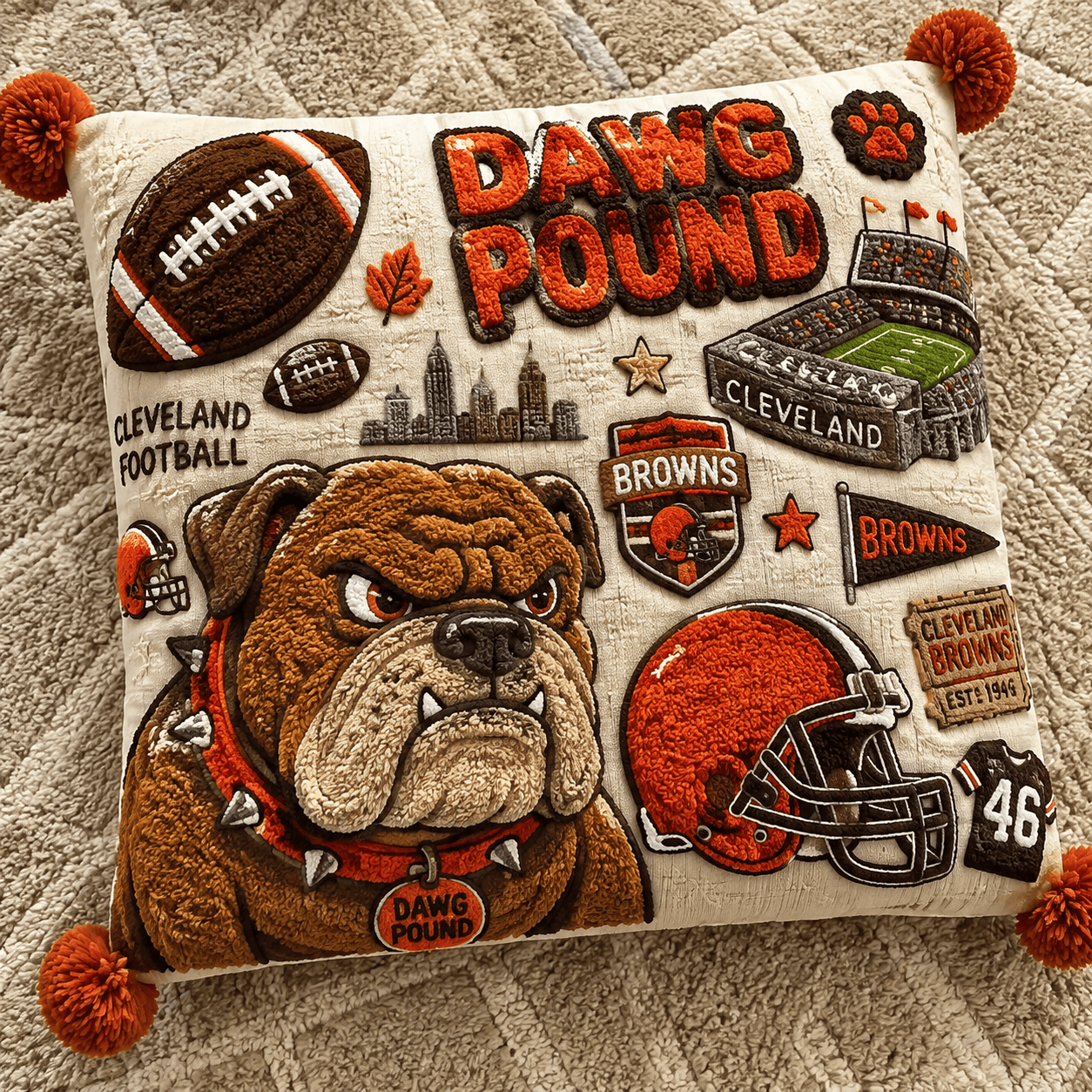 CLVB Tufted Sofa Cover & Pillow Set DNBN